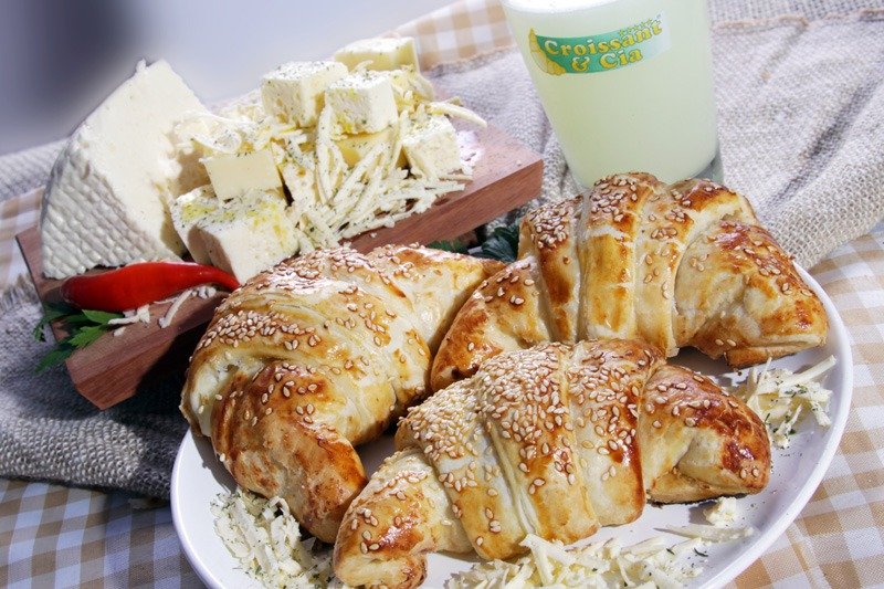 Croissant de quatro queijos