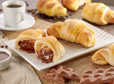 Croissant de chocolate da Emanuel Salgados